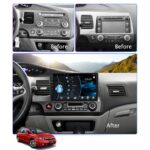 OEM tablet 9'' Honda Civic 2006-2012 android 10 2gb ram 32gb rom gps mirror link - Image 2