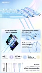REMAX RC-C120 66W (3 in 1 FAST CHARGING CABLE) - Image 3