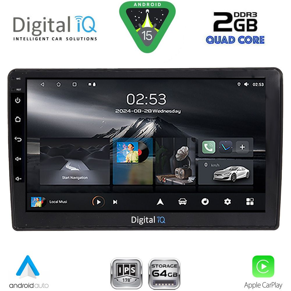 DIGITAL IQ RSD 1005_CPA (10inc) MULTIMEDIA TABLET for AUDI A4 mod. 2008-2015