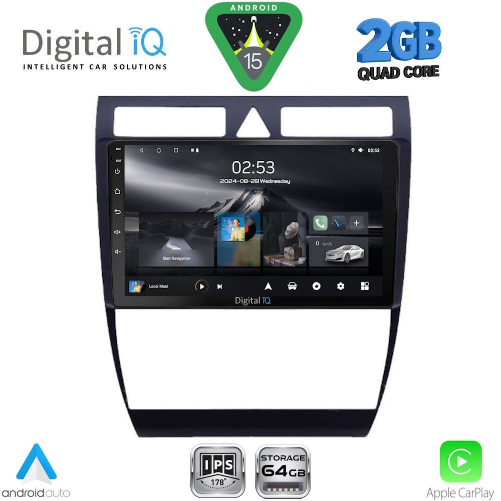 DIGITAL IQ RSD 1006_CPA (9inc) MULTIMEDIA TABLET for AUDI A6 mod. 1998-2005