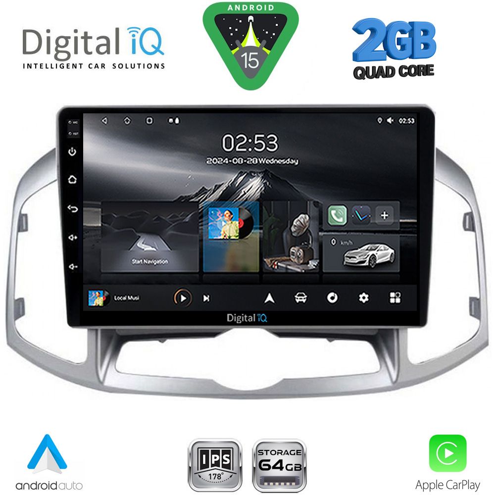 DIGITAL IQ RSD 1071_CPA (10inc) MULTIMEDIA for CHEVROLET CAPTIVA mod. 2012-2018