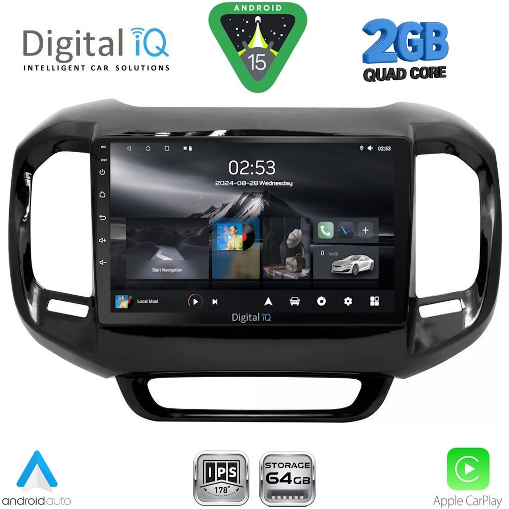 DIGITAL IQ RSD 1127_CPA (9inc) MULTIMEDIA TABLET for FIAT TORO mod. 2017-2026