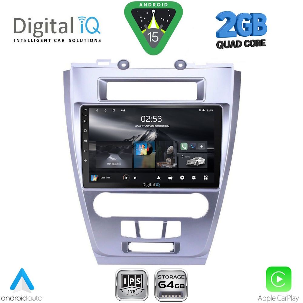 DIGITAL IQ RSD 1159_CPA (10inc) MULTIMEDIA TABLET for FORD FUSION mod. 2012-2017