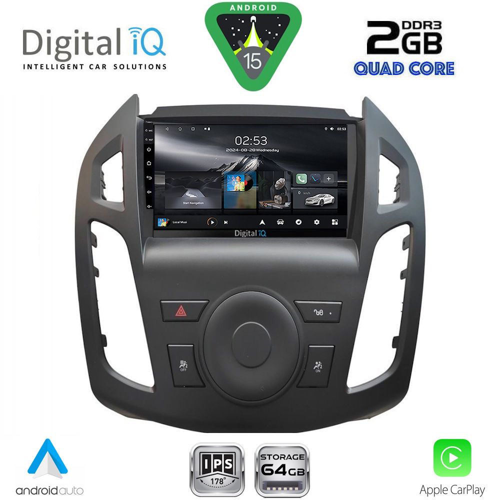 DIGITAL IQ RSD 1176_CPA (9inc)  MULTIMEDIA TABLET for FORD TRANSIT CONNECT mod. 2013-2018