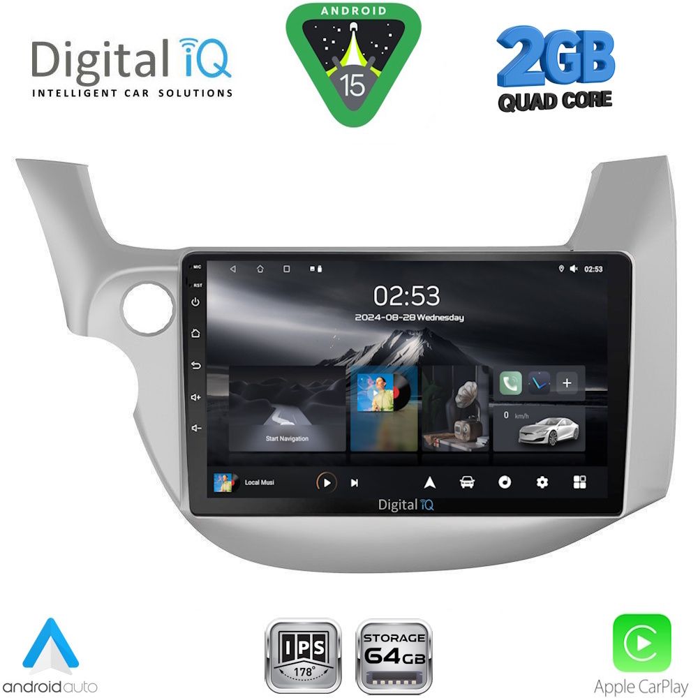 DIGITAL IQ RSD 1211_CPA (10inc) MULTIMEDIA TABLET for HONDA JAZZ mod. 2008-2012