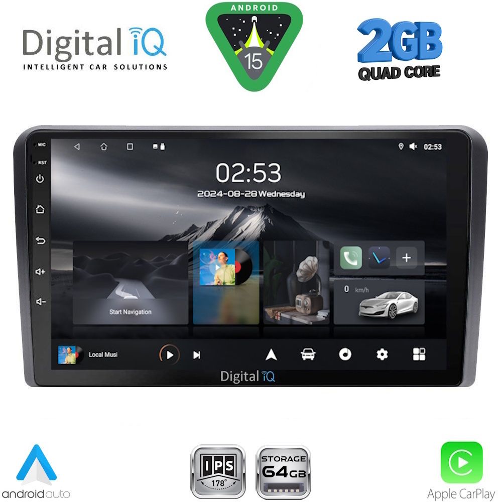 DIGITAL IQ RSD 1213_CPA (10inc) MULTIMEDIA TABLET for HONDA JAZZ mod. 2019-2026