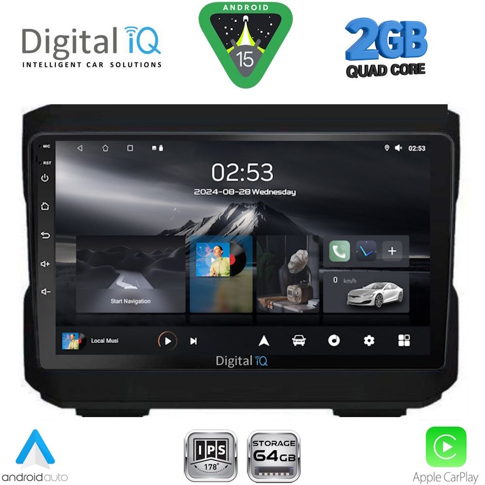 DIGITAL IQ RSD 1272_CPA (10inc) MULTIMEDIA TABLET for JEEP  mod. 2007-2014 - DODGE mod. 2007-2014