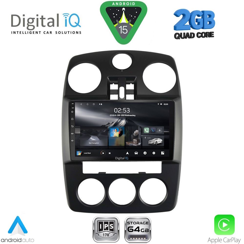DIGITAL IQ RSD 1287_CPA (9inc) MULTIMEDIA for CHRYSLER PT CRUISER mod. 2005-2010