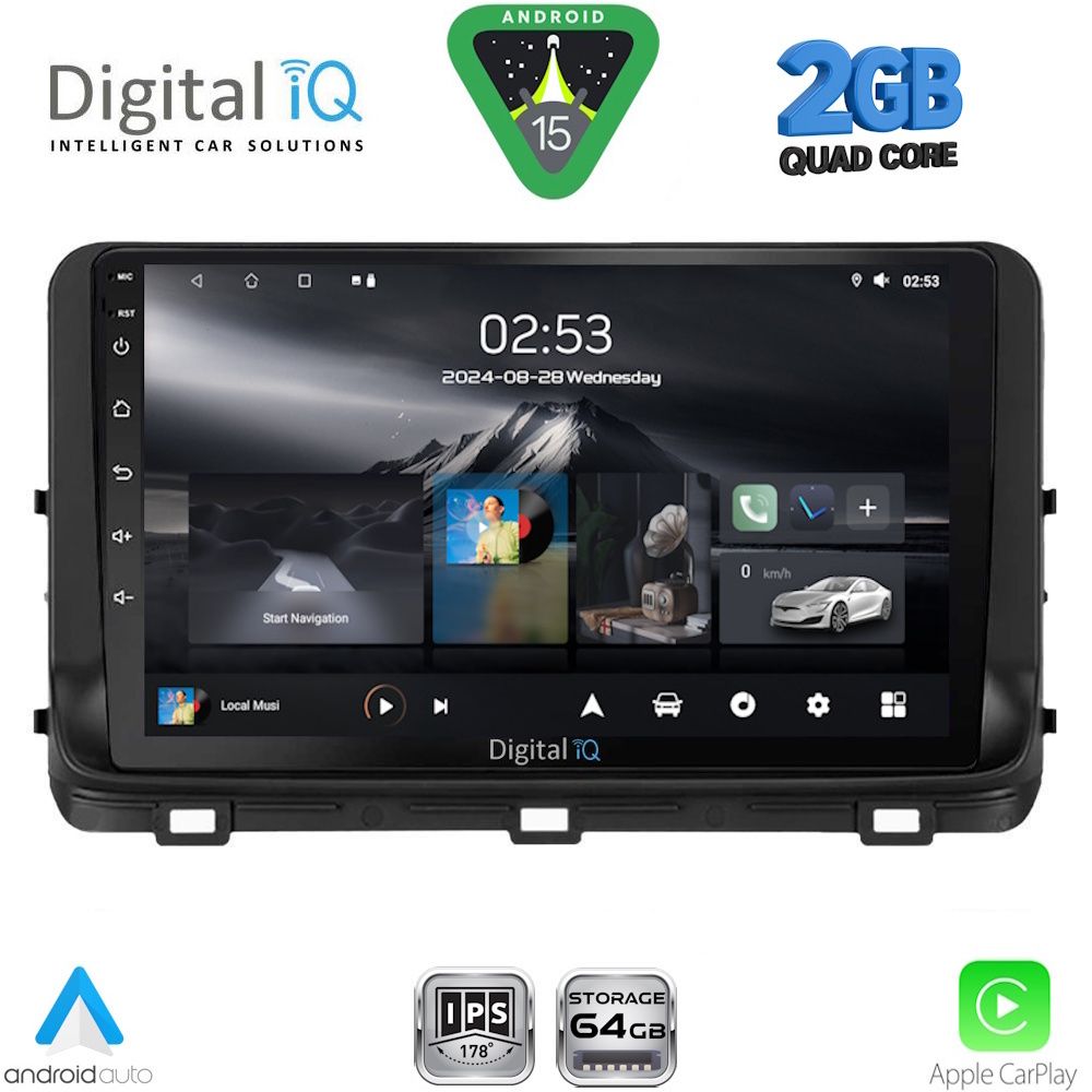 DIGITAL IQ RSD 1303_CPA (10inc) MULTIMEDIA TABLET for KIA CEED - XCEED mod. 2018-2022