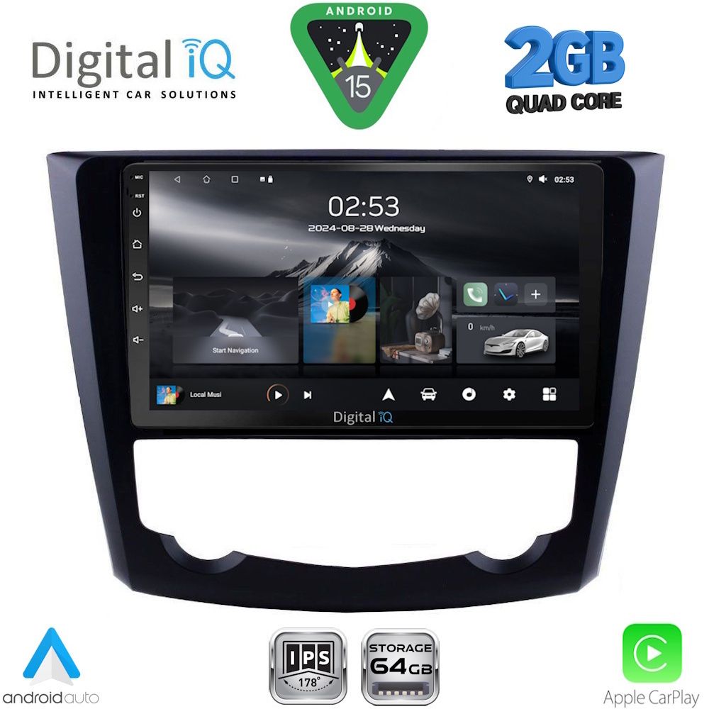 DIGITAL IQ RSD 1549_CPA (9inc) MULTIMEDIA TABLET for RENAULT KADJAR mod. 2015-2022