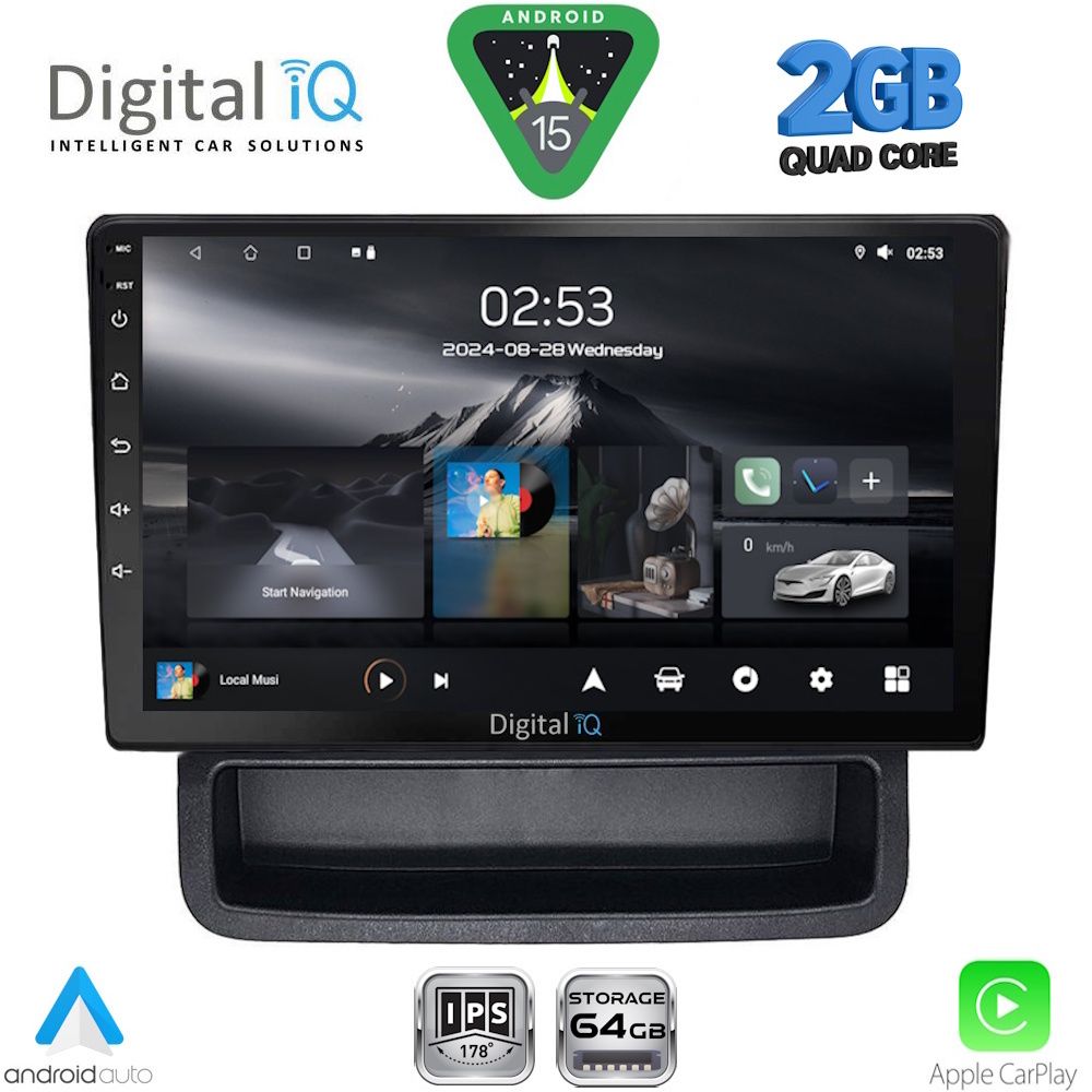 DIGITAL IQ RSD 1559_CPA (10inc) MULTIMEDIA TABLET for OPEL VIVARO – RENAULT TRAFIC - NISSAN PRIMASTAR mod. 2004-2015