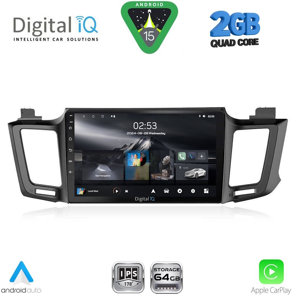 DIGITAL IQ RSD 1733_CPA (10inc) MULTIMEDIA TABLET for TOYOTA RAV 4 mod. 2013-2019