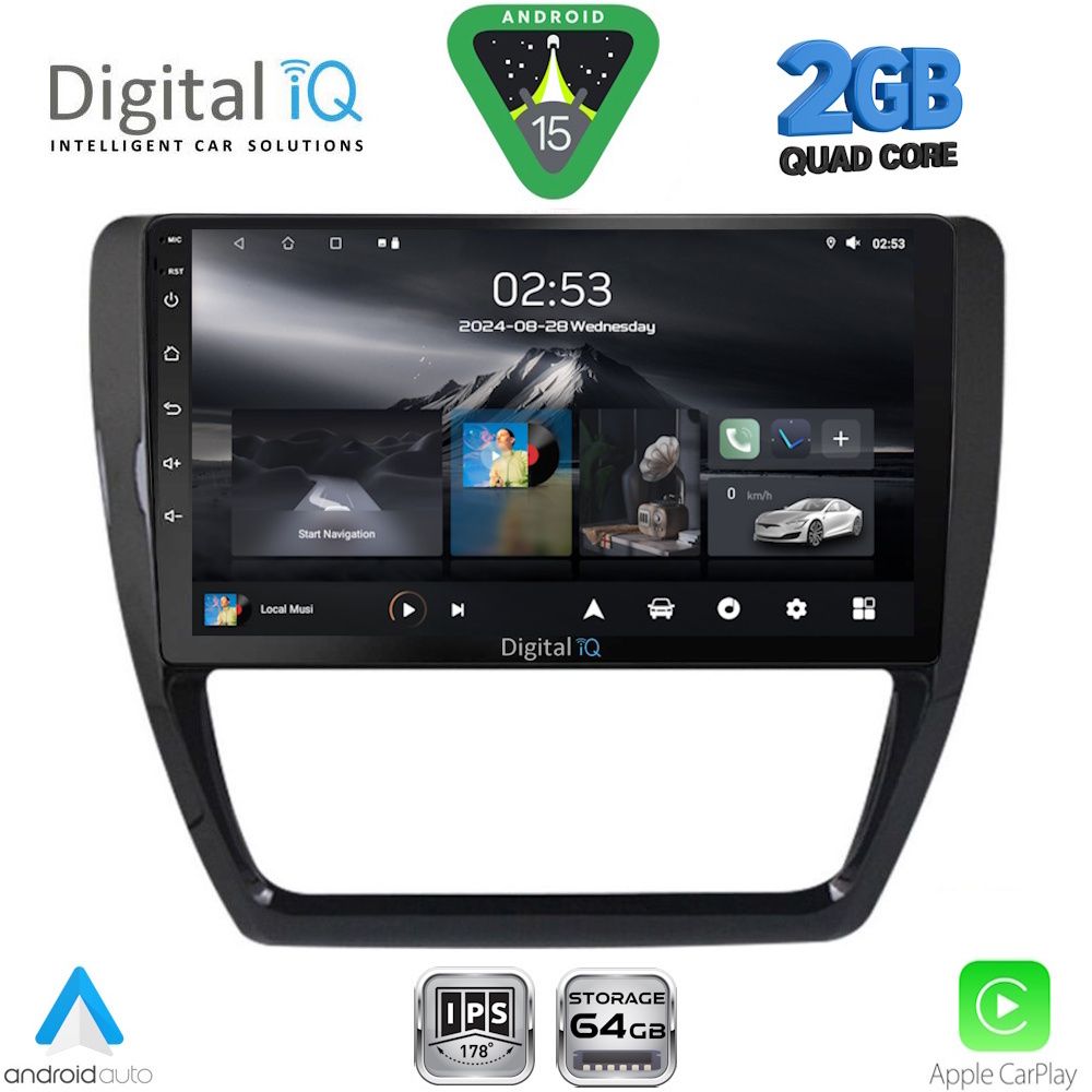 DIGITAL IQ RSD 1741_CPA (10inc) MULTIMEDIA TABLET for VW JETTA mod. 2010-2016