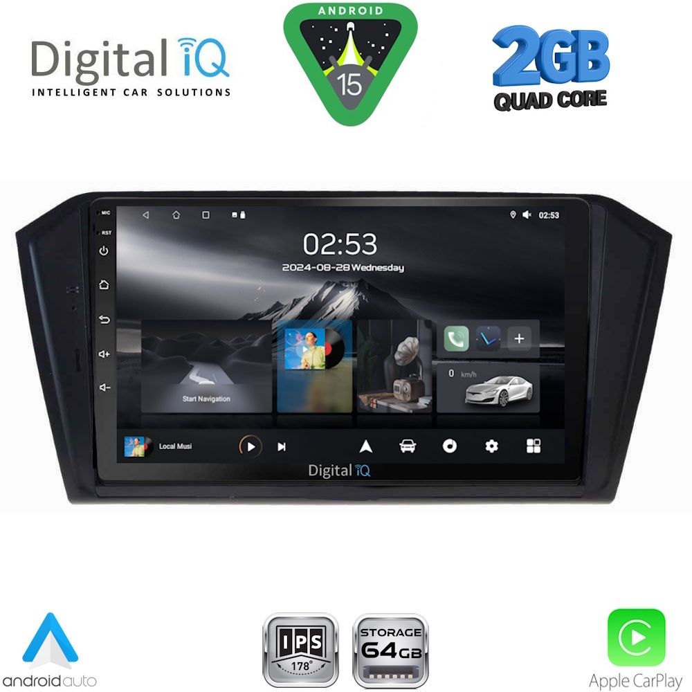 DIGITAL IQ RSD 1750_CPA (10inc) MULTIMEDIA TABLET for VW PASSAT mod. 2016-2023