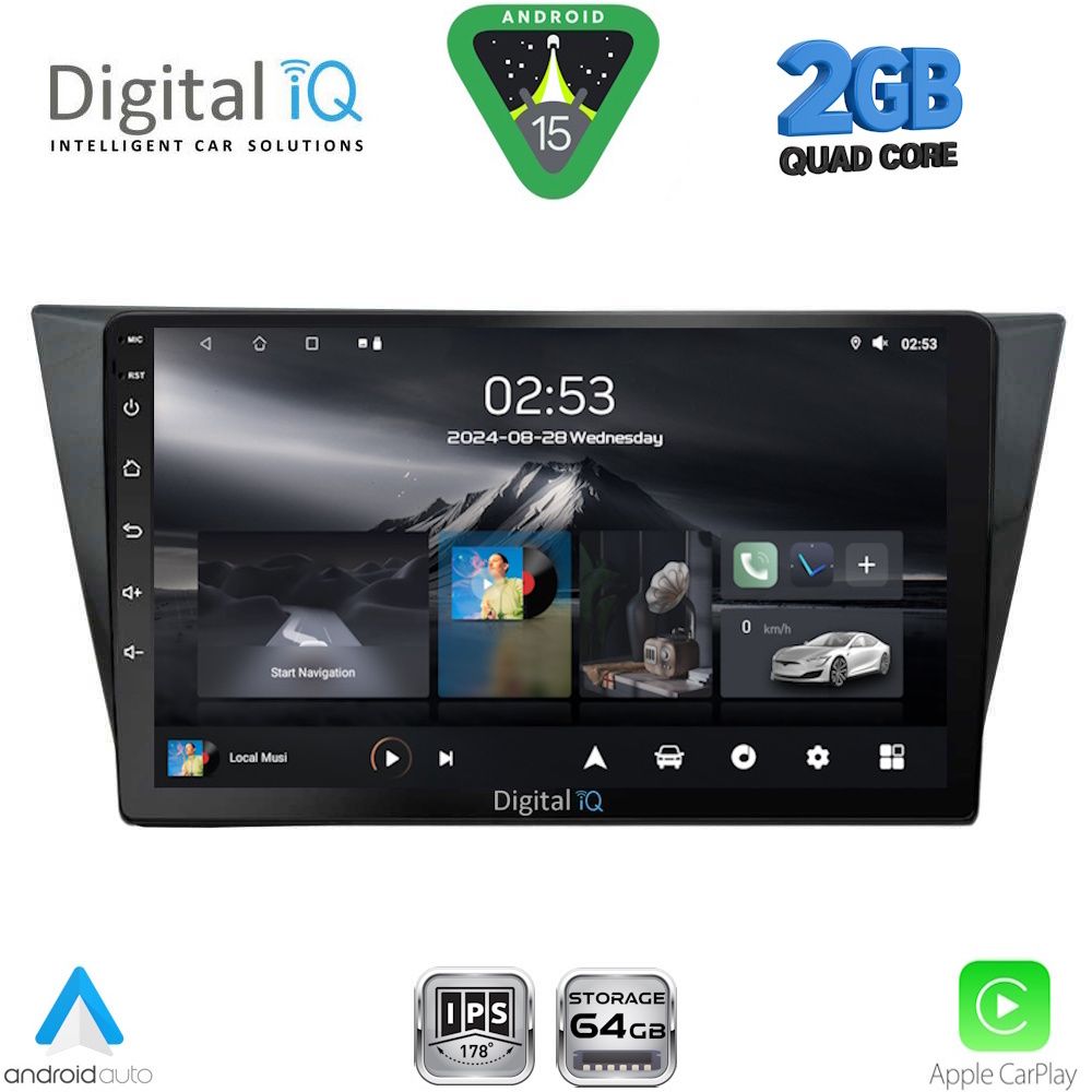 DIGITAL IQ RSD 1761_CPA (10inc) MULTIMEDIA TABLET for VW TIGUAN mod. 2016-2026