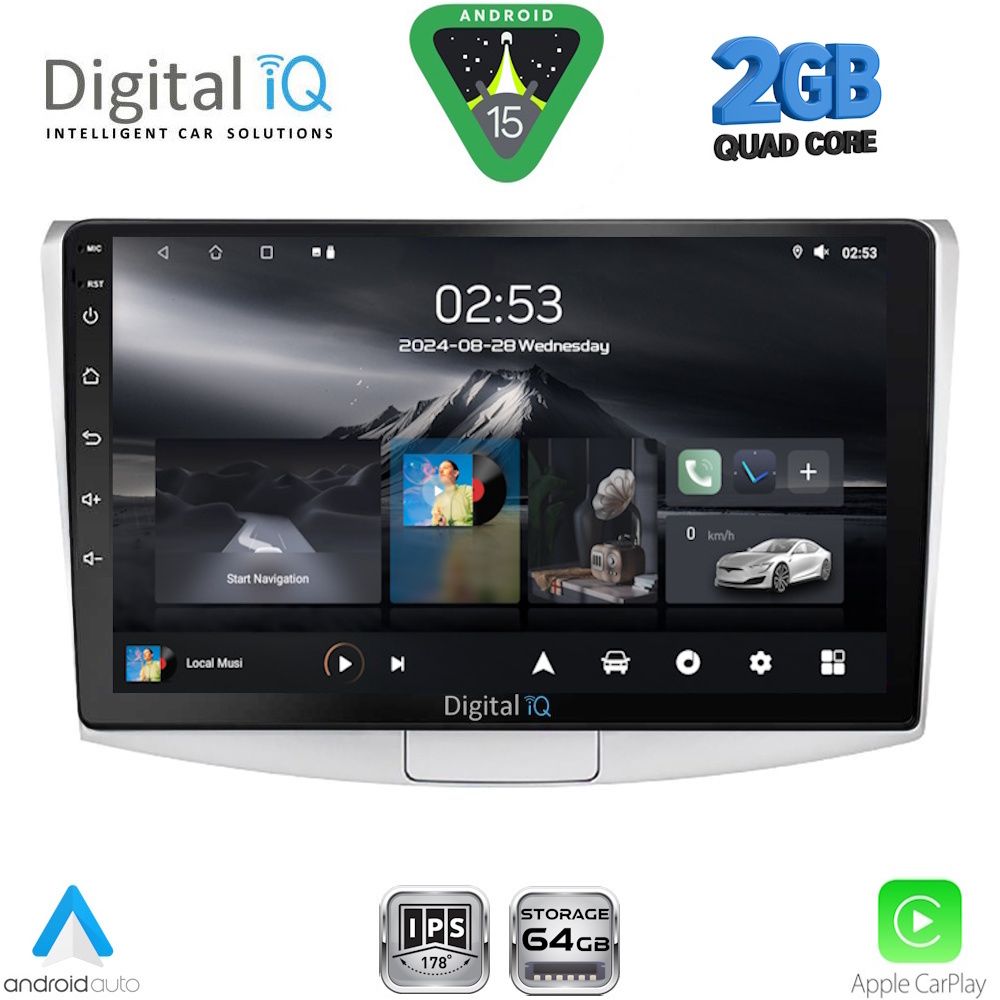 DIGITAL IQ RSD 1764_CPA (10inc) MULTIMEDIA TABLET for VW PASSAT mod. 2010-2015