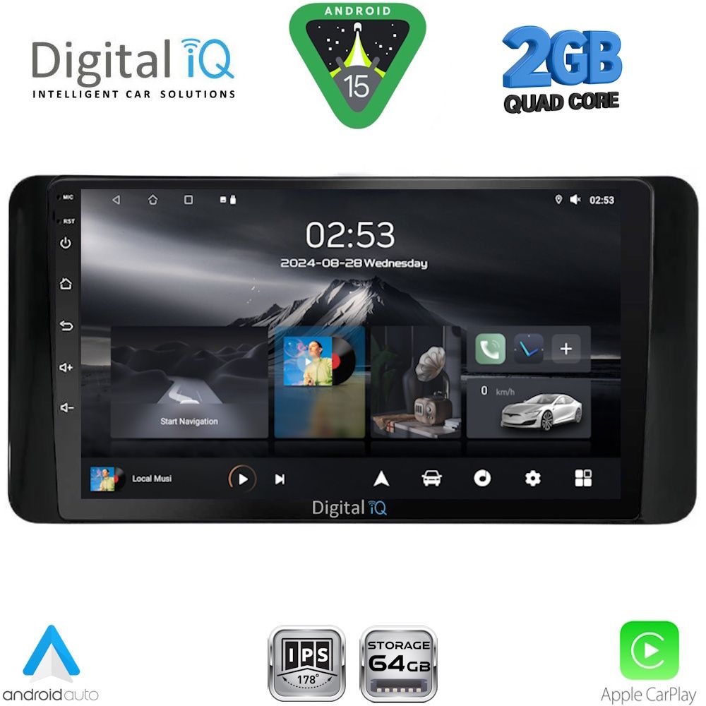 DIGITAL IQ RSD 1778_CPA (10inc) MULTIMEDIA TABLET for TOYOTA LAND CRUISER LC300 mod. 2023-2026