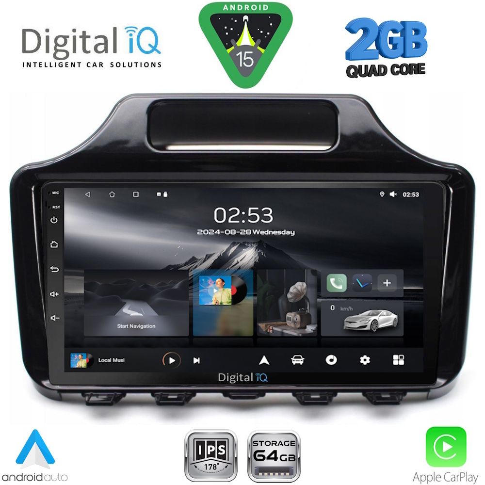 DIGITAL IQ RSD 1779_CPA (9inc) MULTIMEDIA TABLET for TOYOTA IQ mod. 2008-2015 with ORIG. NAVI