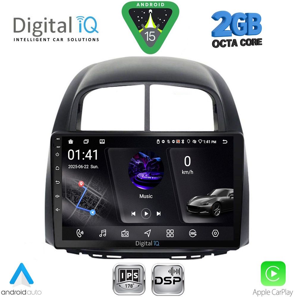 DIGITAL IQ RSF 4124_CPA (10inc) MULTIMEDIA TABLET for DAIHATSU SIRION mod. 2006-2012