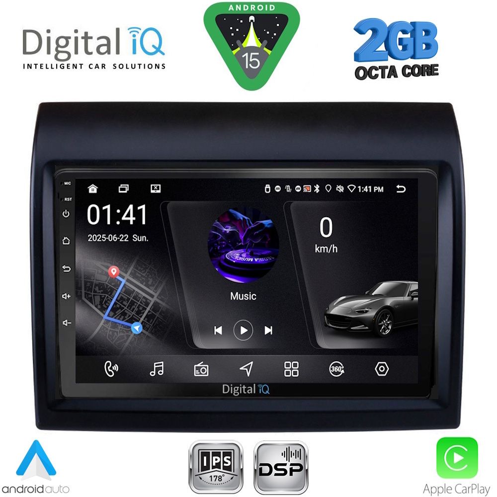DIGITAL IQ RSF 4141_CPA (9inc) MULTIMEDIA TABLET for FIAT DUCATO – CITROEN JUMPER – PEUGEOT BOXER mod. 2011-2021
