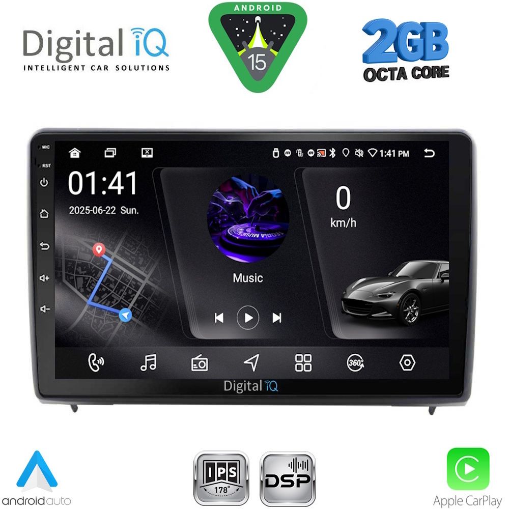 DIGITAL IQ RSF 4151_CPA (10inc) MULTIMEDIA TABLET for FORD ECOSPORT  mod. 2018-2023