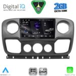 DIGITAL IQ RSF 4463_CPA (10inc) MULTIMEDIA TABLET for NISSAN NV400 - OPEL MOVANO - RENAULT MASTER mod. 2010-2020