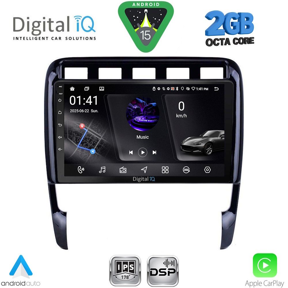 DIGITAL IQ RSF 4535_CPA (9inc) MULTIMEDIA TABLET for PORSCHE CAYENNE mod. 2002-2011