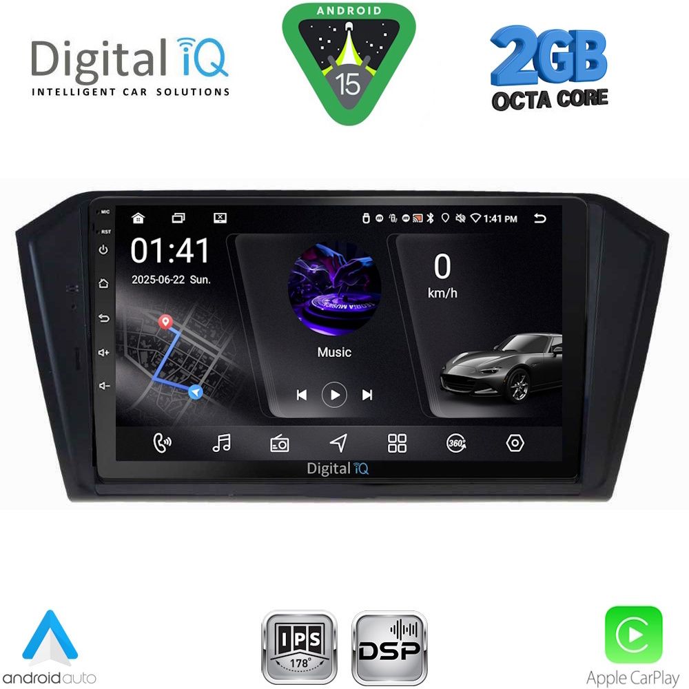 DIGITAL IQ RSF 4750_CPA (10inc) MULTIMEDIA TABLET for VW PASSAT mod. 2016-2022