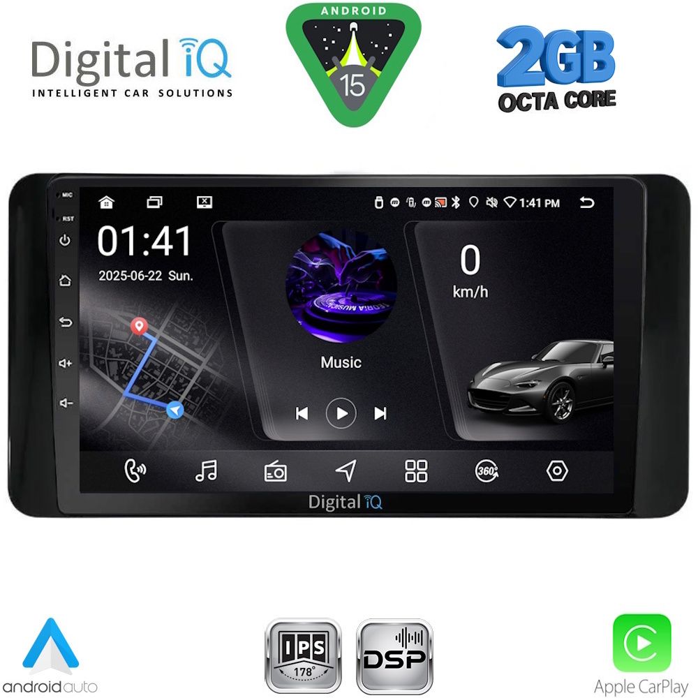 DIGITAL IQ RSF 4778_CPA (10inc) MULTIMEDIA TABLET for TOYOTA LAND CRUISER LC300 2023-2026