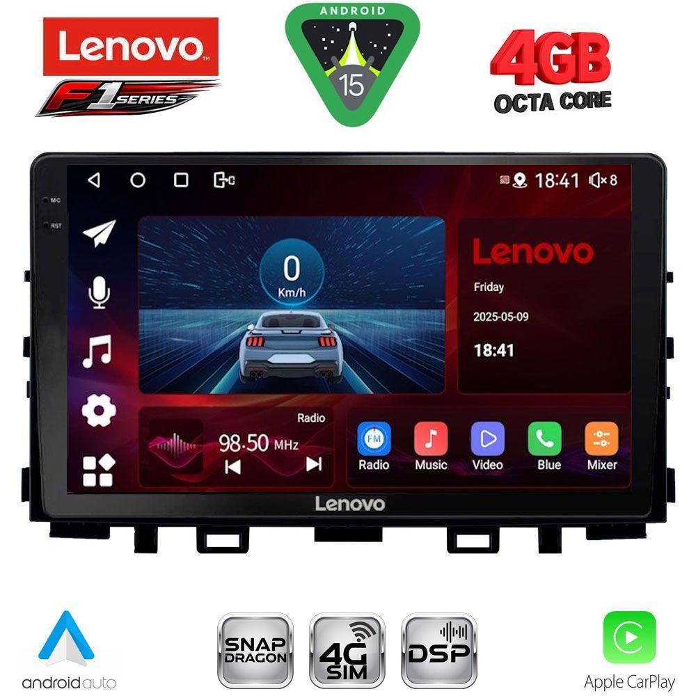 LENOVO SSQ 9316_CPA (9inc) MULTIMEDIA TABLET for KIA RIO mod. 2018> – STONIC mod. 2017-2026