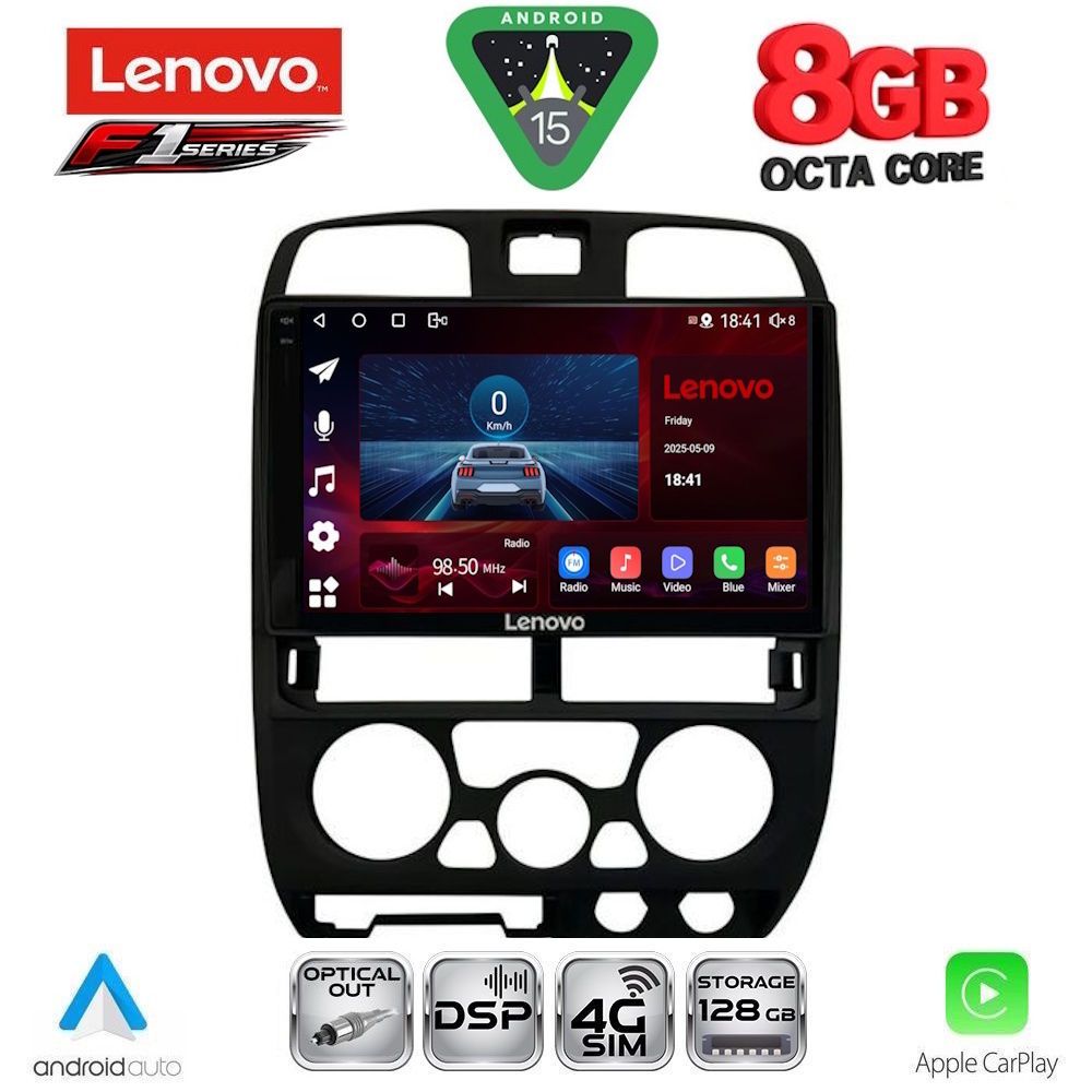 LENOVO SSR 10253BL_CPA (9inc) MULTIMEDIA TABLET for ISUZU D-MAX mod. 2002-2008 (BLACK)