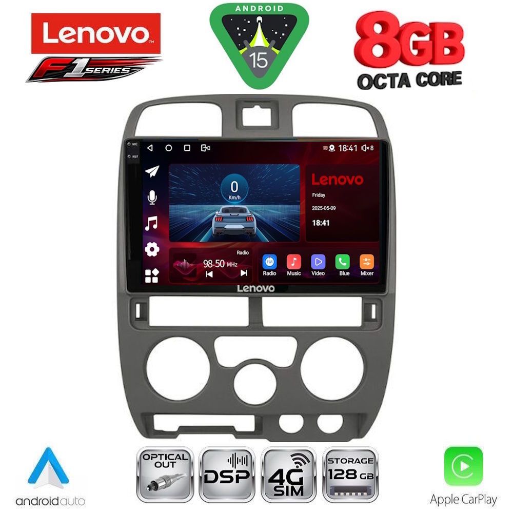 LENOVO SSR 10253GR_CPA (9inc) MULTIMEDIA TABLET for ISUZU D-MAX mod. 2002-2008 (GREY)