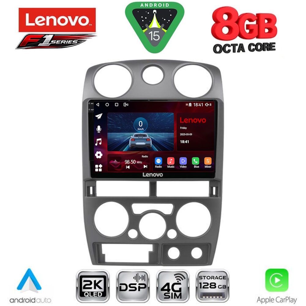 LENOVO SSR 10254GR_CPA (9inc) MULTIMEDIA TABLET for ISUZU D-MAX mod. 2008-2012 (GREY)