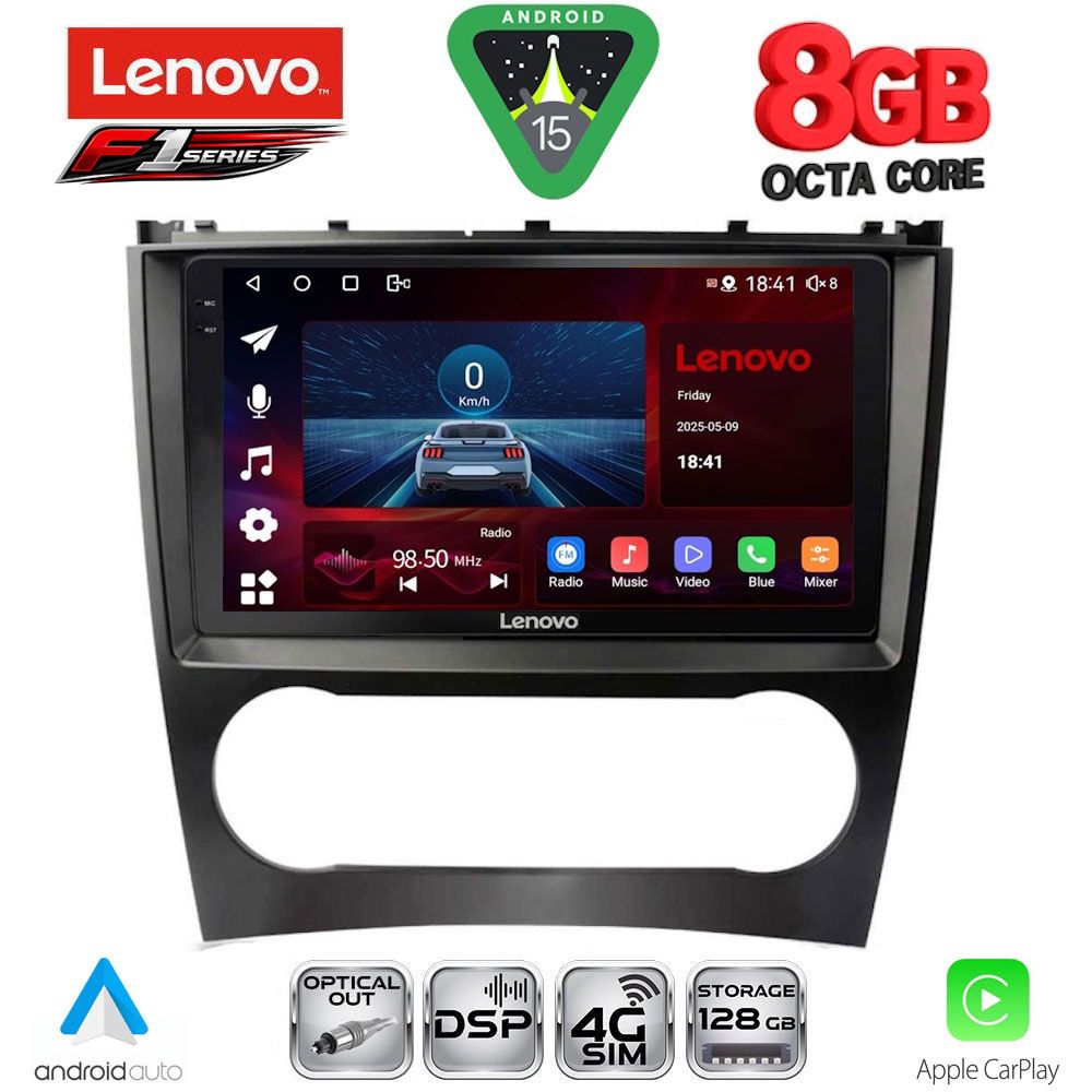 LENOVO SSR 10404_CPA (9inc) MULTIMEDIA TABLET for MERCEDES C – CLK (W203-209) mod. 2004-2008