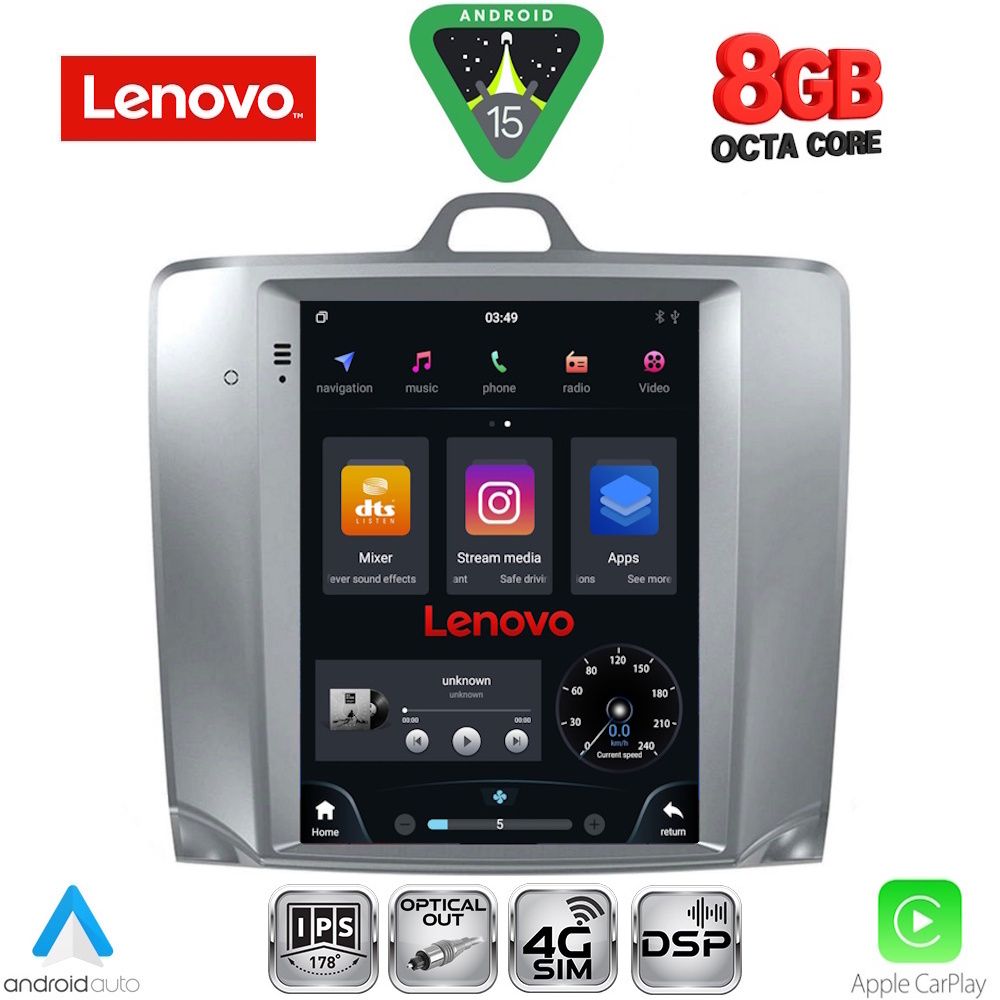 LENOVO SSW 10956_CPA TESLA STYLE for FORD FOCUS mod. 2004-2011