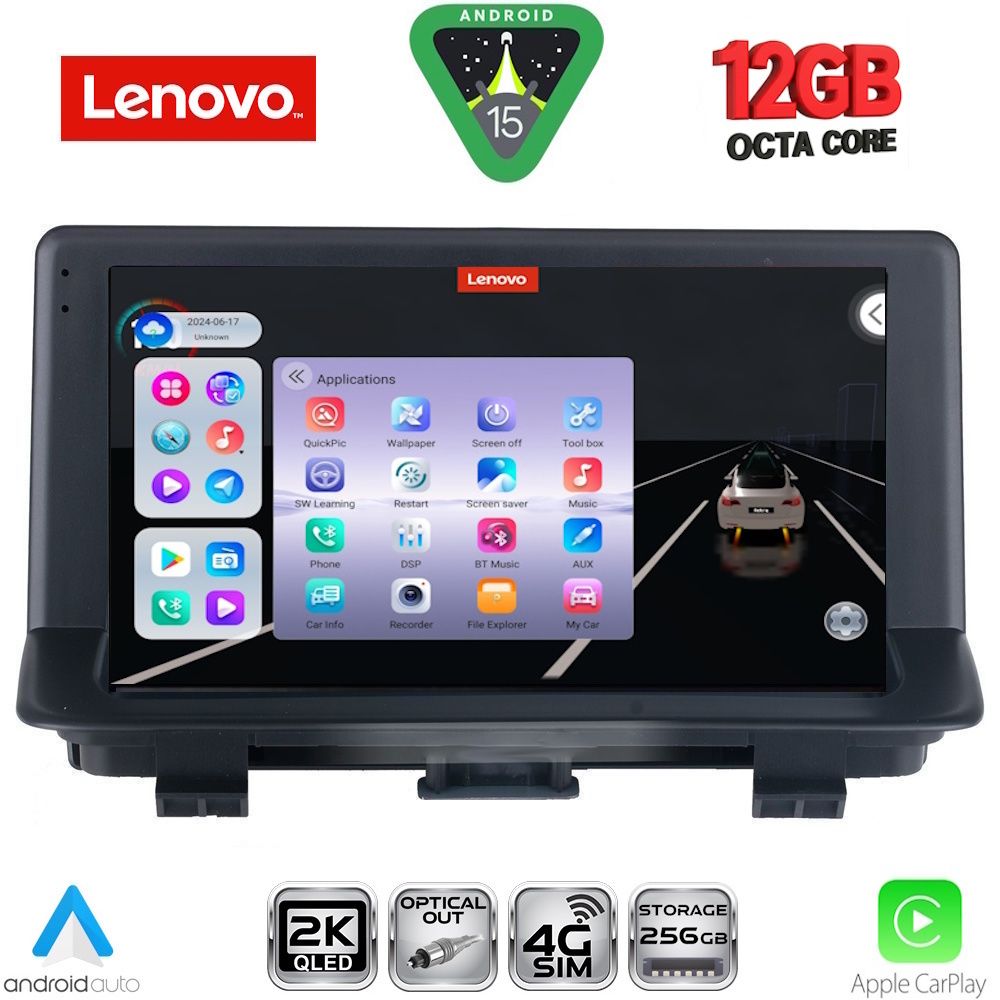 LENOVO SSZ 12013_CPA (9inc) MULTIMEDIA TABLET for AUDI Q3 mod. 2013-2018 (Low Version)