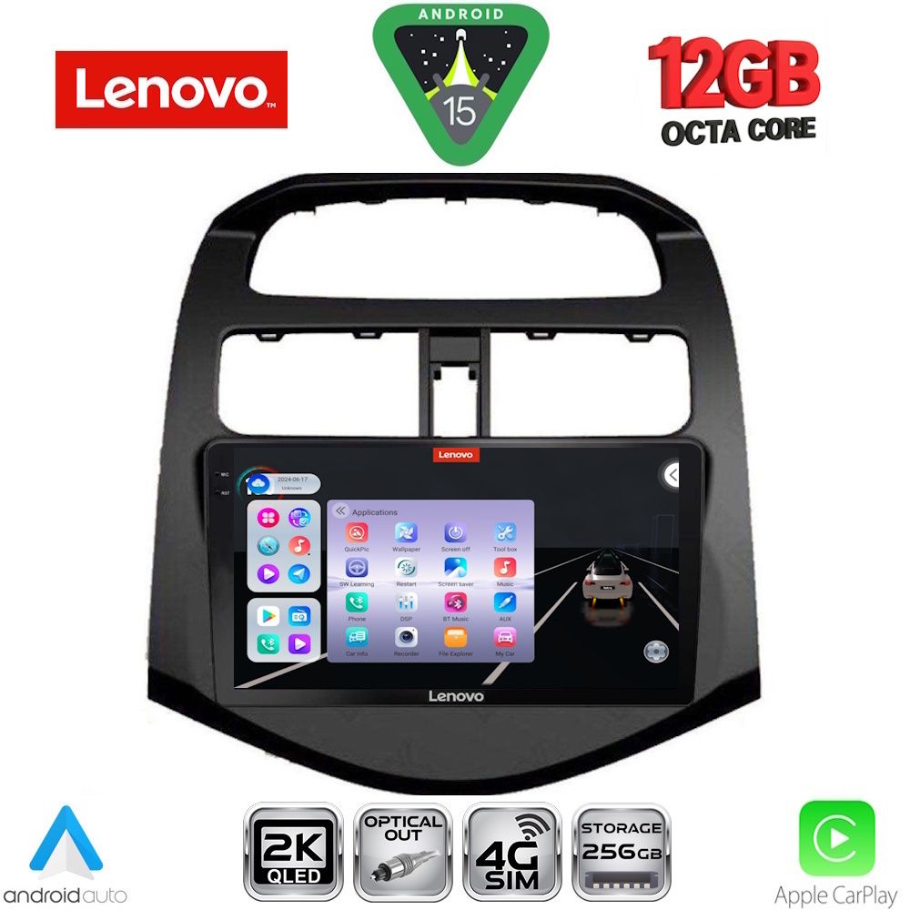 LENOVO SSZ 12078_CPA (9inc) MULTIMEDIA TABLET for CHEVROLET SPARK mod. 2009-2015