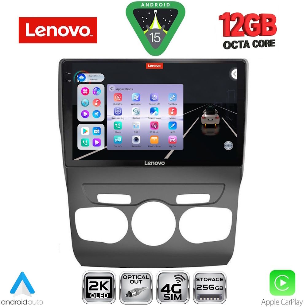 LENOVO SSZ 12085_CPA (10inc) MULTIMEDIA TABLET for CITROEN C4 -DS4 mod. 2011-2018