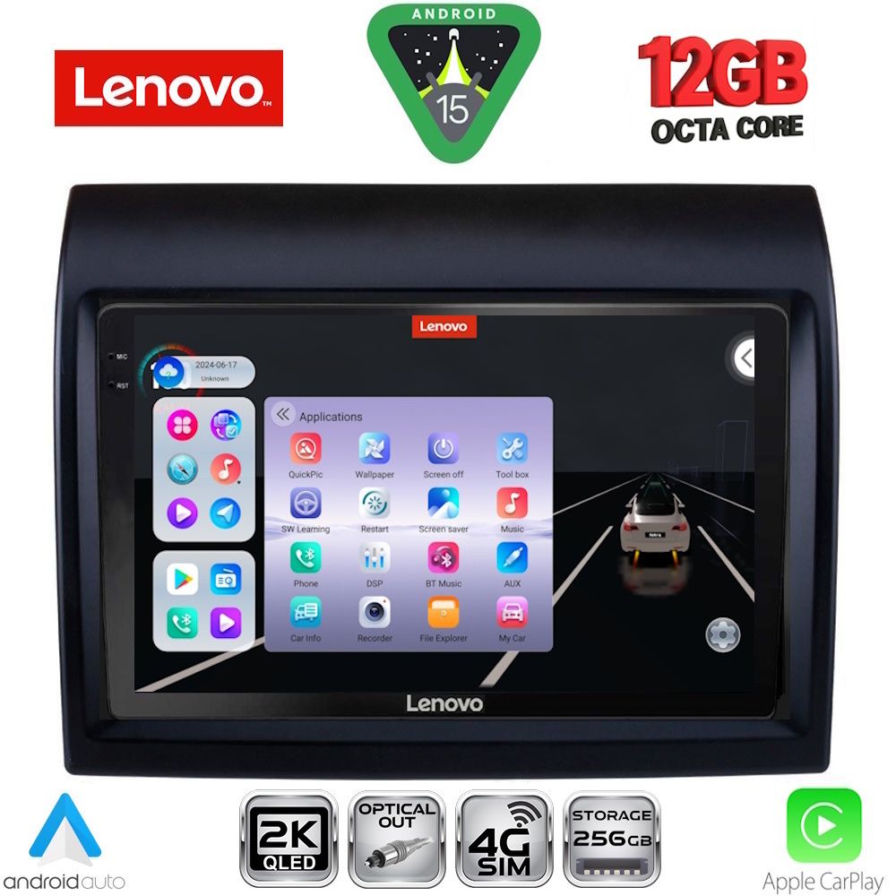 LENOVO SSZ 12141_CPA (9inc) MULTIMEDIA TABLET for FIAT DUCATO – CITROEN JUMPER – PEUGEOT BOXER mod. 2011-2021