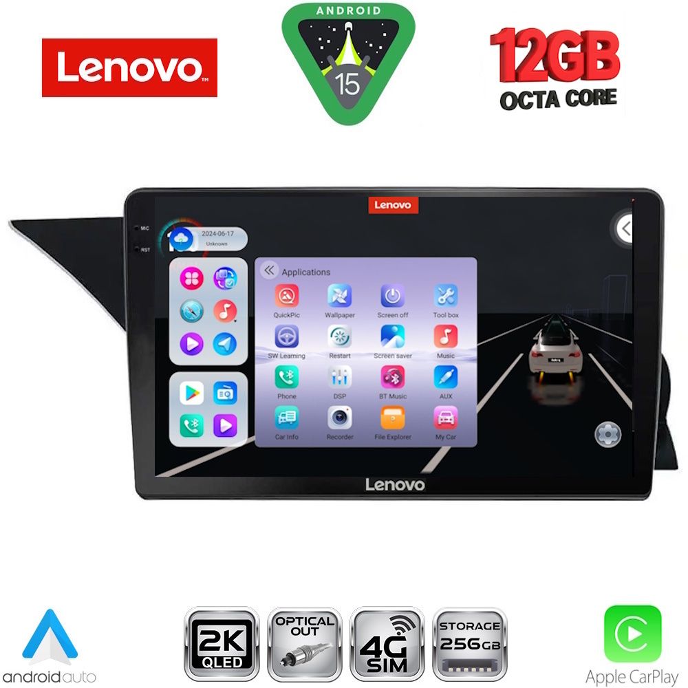 LENOVO SSZ 12412_CPA (NTG 4.5) (9inc) MULTIMEDIA TABLET for MERCEDES GLK (X204) mod. 2013-2017