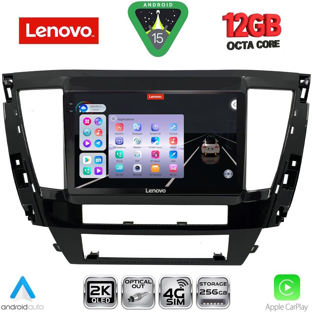 LENOVO SSZ 12447S_CPA (9inc) MULTIMEDIA TABLET for MITSUBISHI PAJERO SPORT mod. 2020-2026