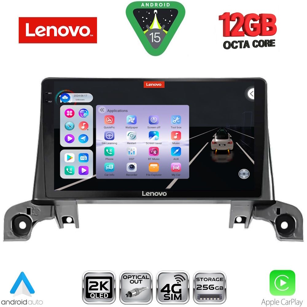 LENOVO SSZ 12519_CPA (9inc) MULTIMEDIA TABLET for PEUGEOT 3008 - 5008 mod. 2016-2024