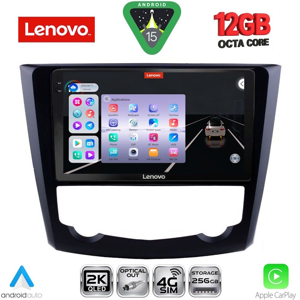 LENOVO SSZ 12549_CPA (9inc) MULTIMEDIA TABLET for RENAULT KADJAR mod. 2015-2022