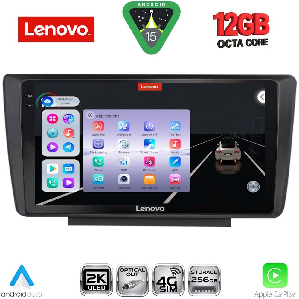 LENOVO SSZ 12594_CPA (9inc) MULTIMEDIA TABLET for SKODA OCTAVIA 5 mod. 2005-2012