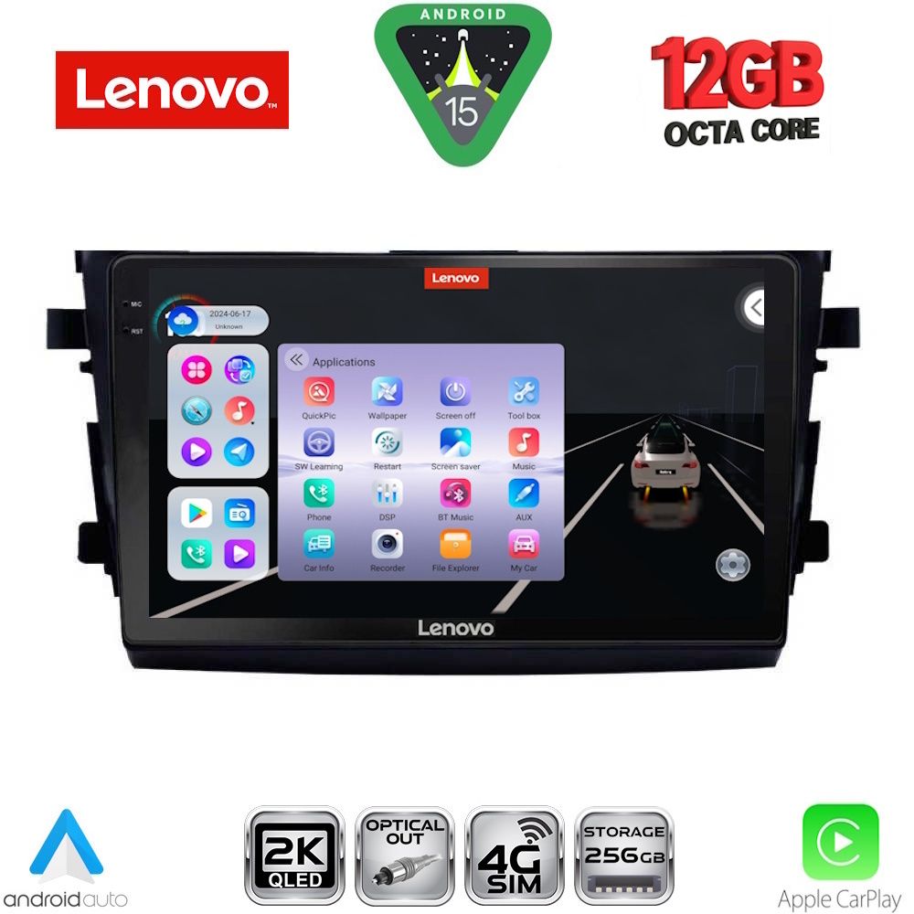 LENOVO SSZ 12674_CPA (9inc) MULTIMEDIA TABLET for SUZUKI CELERIO mod. 2015-2021