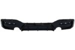 Rear Bumper Spoiler Valance Diffuser Twin Outlet Single suitable for BMW 1 Series F20 F21 LCI (2015-2019) Piano Black - Image 2