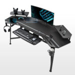 Gaming Γραφείο - Eureka Ergonomic® ERK-AED-E70B-V4 180x60x75εκ.