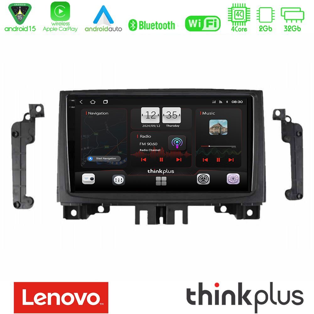 Lenovo Thinkplus Series 4Core Android15 2+32GB  Mercedes Sprinter/VW Crafter 2006-2018 Navigation Multimedia Tablet 9" Με Carplay & Android Auto