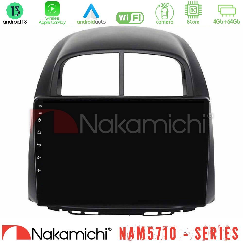 Nakamichi NAM5710 Series 8Core Android13 4+64GB  Daihatsu Sirion/Subaru Justy Navigation Multimedia Tablet 10"