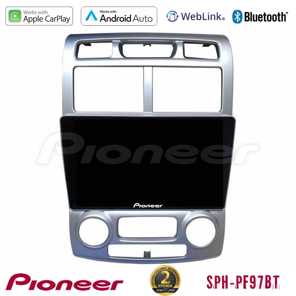 Pioneer SPH-PF97BT Series    Kia Sportage 2005-2008 Multimedia Station 9" (Tablet Style)" Με Carplay & Android Auto